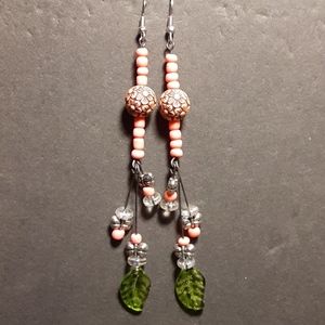 NEW hand beaded earrings